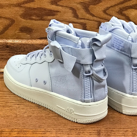 Nike SF AF1 Mid Palest Purple Vt Ultra Pale Shoes - Picture 6 of 8